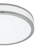 Palermo 2 LED Flush Ceiling Light - White