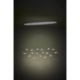 Paratebueno 1 17 Light Linear Pendant Light - Chrome
