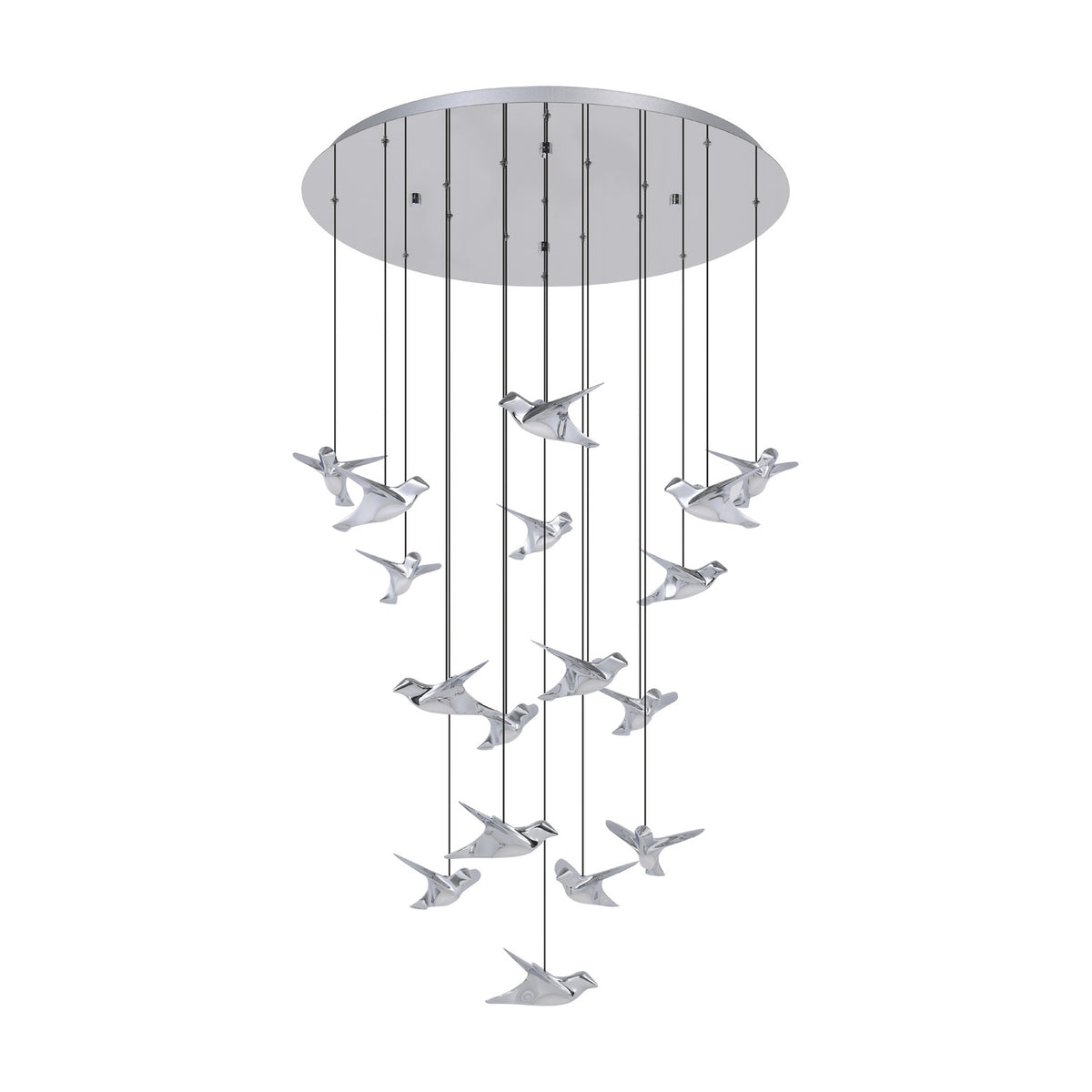 Paratebueno 1 17 Light Pendant - Chrome