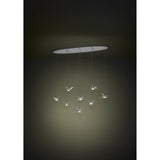 Paratebueno 1 8 Light Linear Pendant Light - Chrome