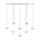 Paratebueno 1 8 Light Linear Pendant Light - Chrome