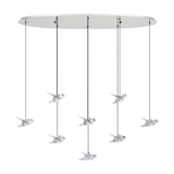 Paratebueno 1 8 Light Linear Pendant Light - Chrome