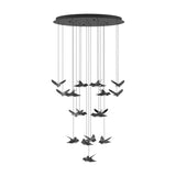 Paratebueno 17 Light Pendant - Black