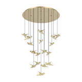 Paratebueno 2 17 Light Pendant - Brass