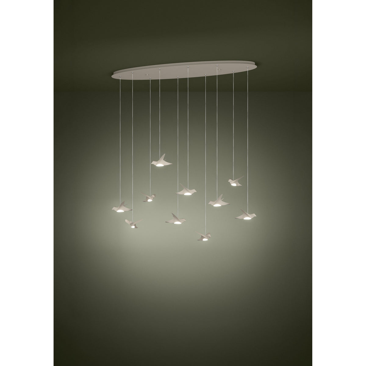 Paratebueno 3 Pendant Light 125cm - Sand