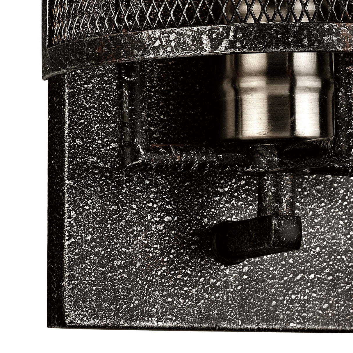 Parker 1 Light Wall Light - Zinc & Brushed Nickel