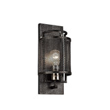 Parker 1 Light Wall Light - Zinc & Brushed Nickel