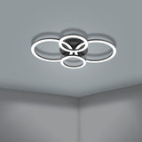Parrapos Smart LED Flush Ceiling Light 61.4 x 45cm - Black