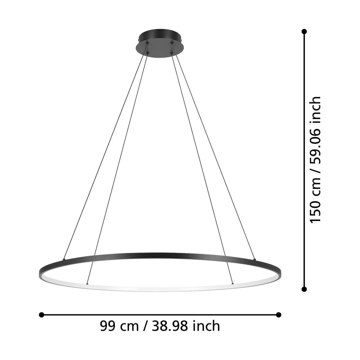 Parruta Pendant Light - Black