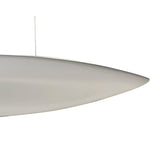 Pasion 6 Light Suspension Light - Gloss White & Polished Chrome