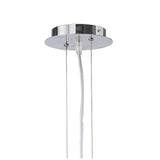 Pasion 4 Light Pendant Light – Gloss White & Polished Chrome
