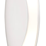 Pasion 2 Light Wall Light - Gloss White & Polished Chrome