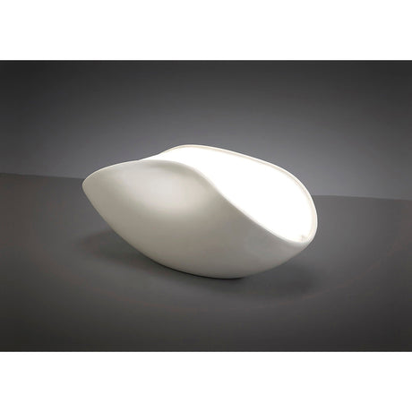 Pasion 3 Light Table Lamp - Gloss White/Polished Chrome