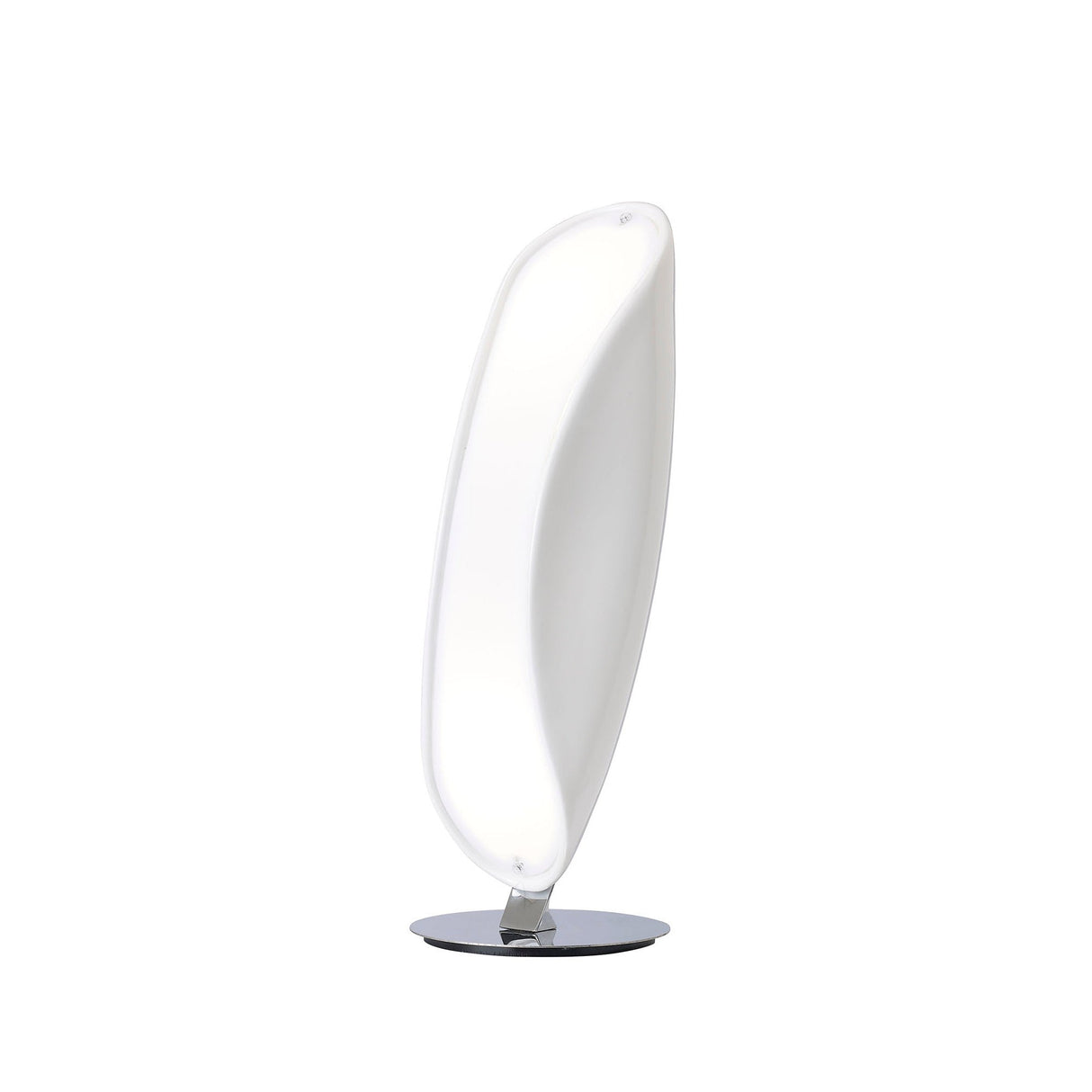 Pasion 2 Light Table Lamp - Gloss White/Polished Chrome