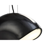 Pasion 3 Light Pendant Light – Gloss Black & Polished Chrome