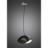 Pasion 3 Light Pendant Light – Gloss Black & Polished Chrome