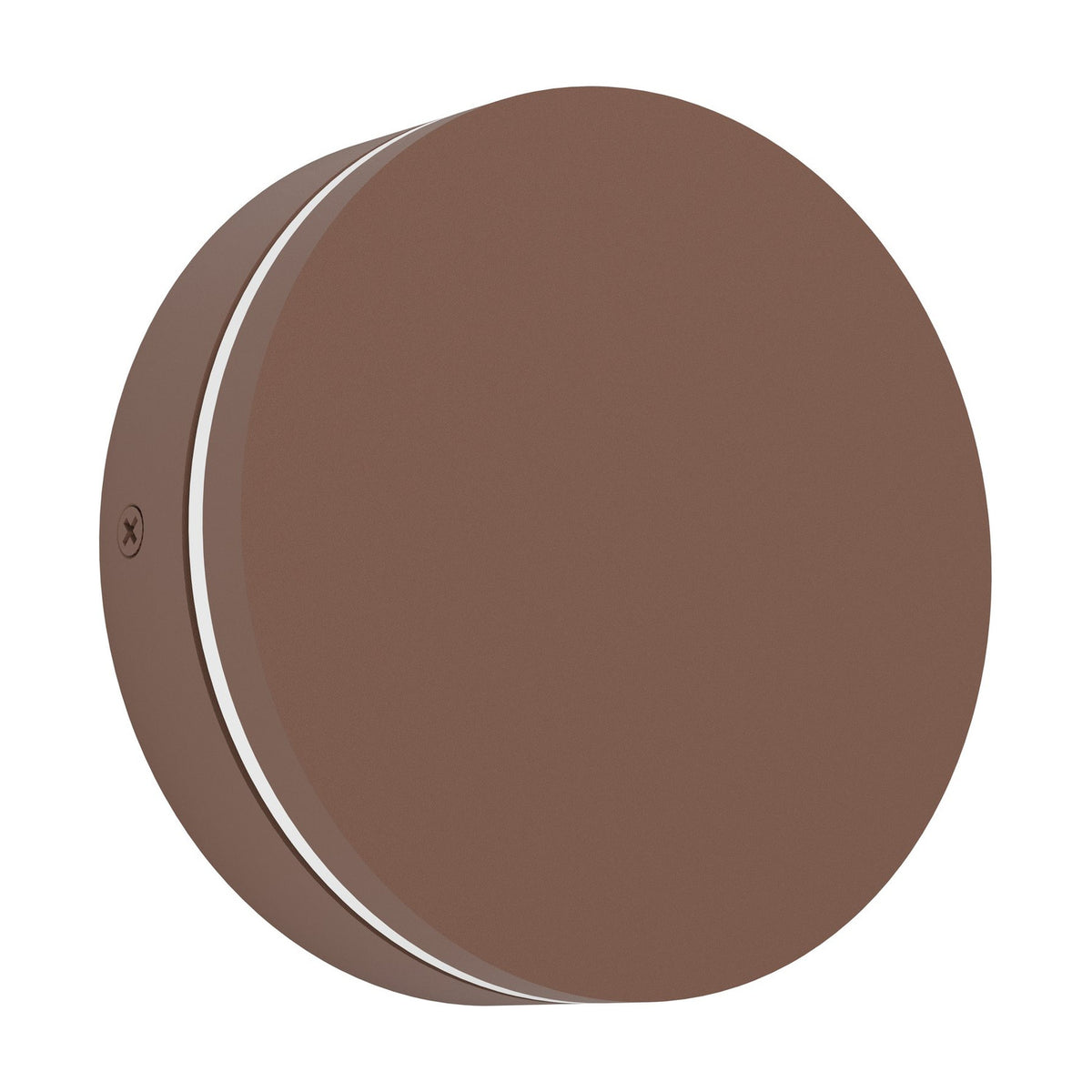 Pedersano Round LED Outdoor Wall Light - Rust