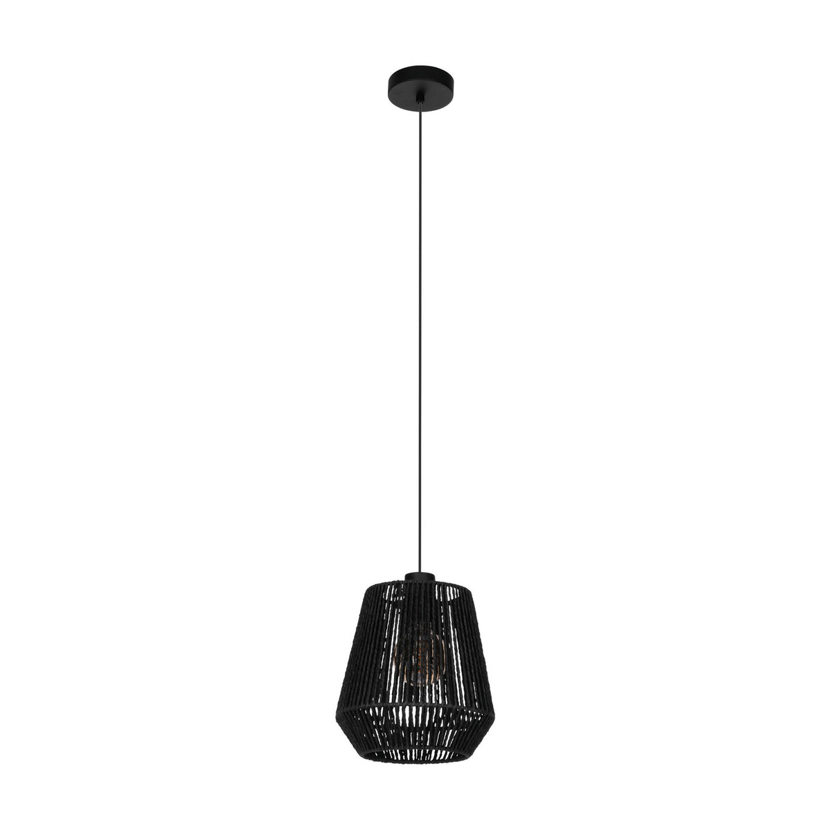 Persley Paper Pendant Light - Black