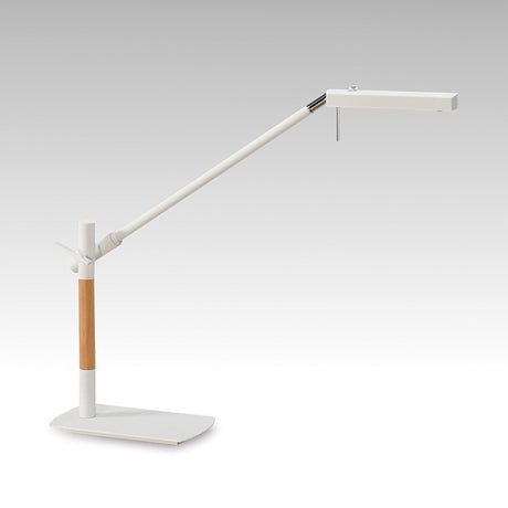 Phuket Touch Dimmer LED Table Lamp 7W 3000K - Matt White/Polished Chrome
