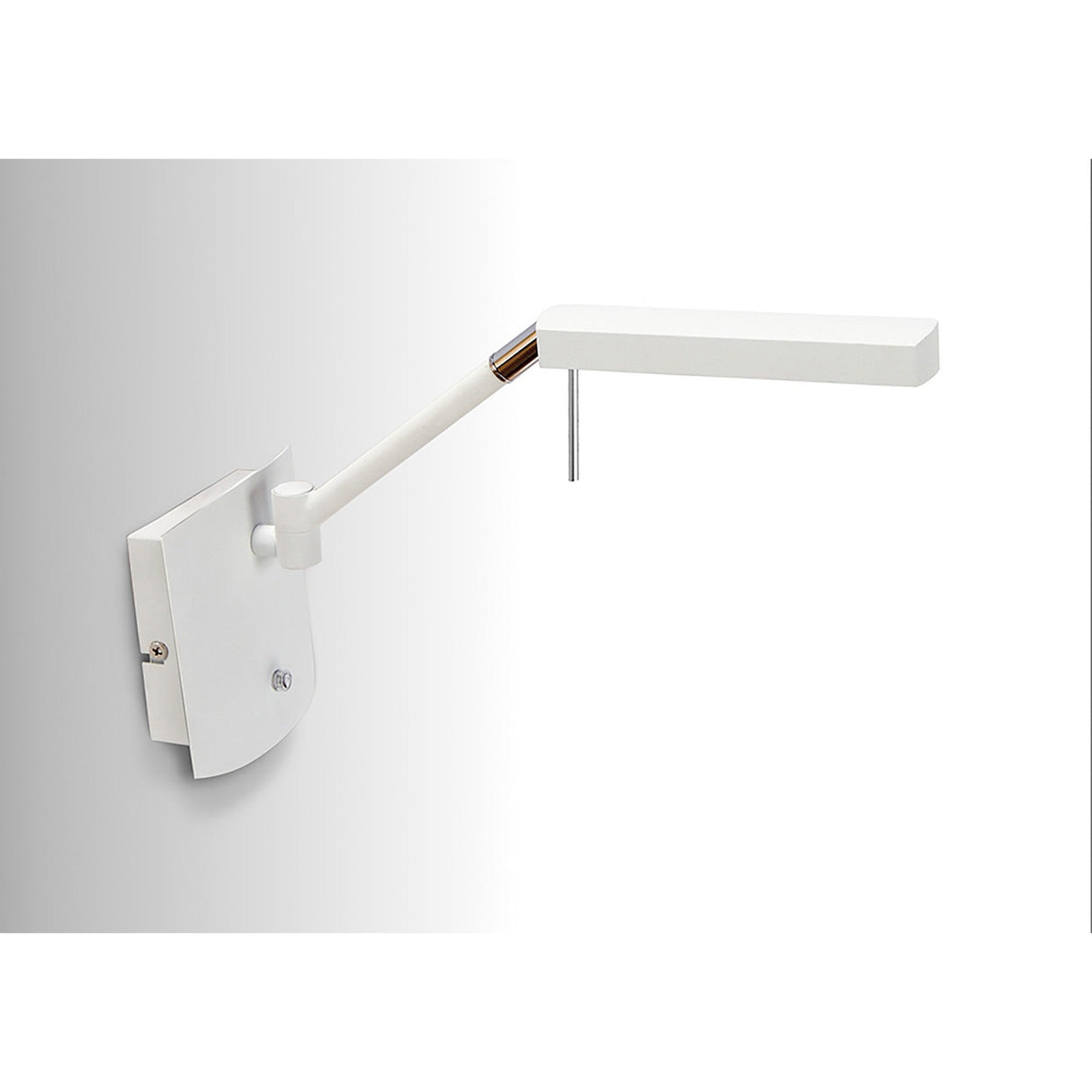 Phuket LED Wall Light 7W 3000K With Touch Dimmer - White/Chrome