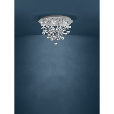 Pianopoli 15 Light Ceiling Light - Chrome