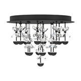 Pianopoli 2 15 Light Ceiling Light - Black