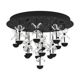 Pianopoli 2 15 Light Ceiling Light - Black