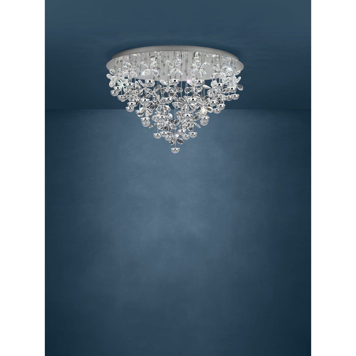 Pianopoli 43 Light Ceiling Light - Chrome