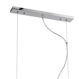 Piazza 9 Light Crystal Linear Suspension Light - Polished Chrome