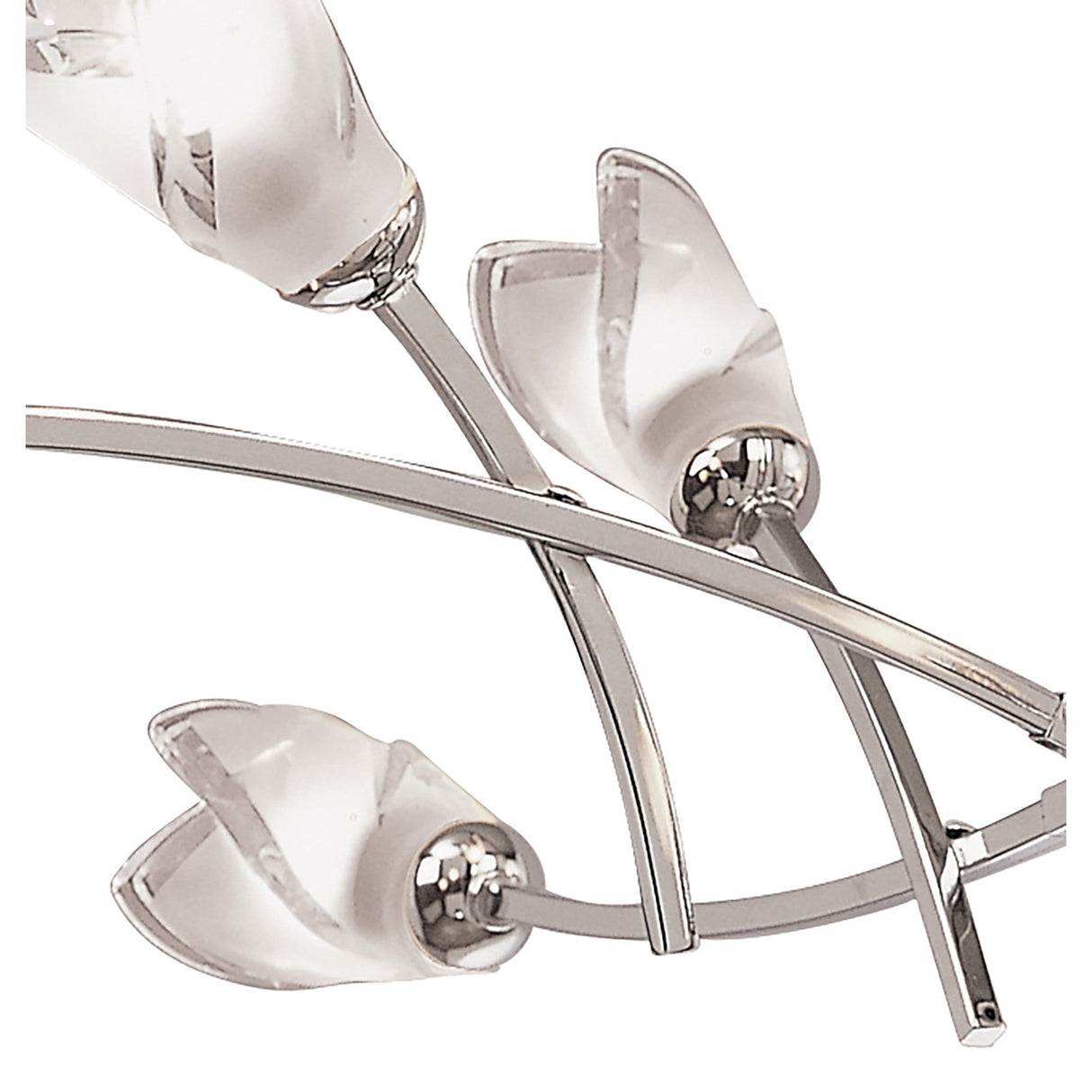 Pietra 4 Arm 8 Light Chandelier - Polished Chrome