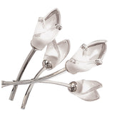 Pietra 4 Arm 8 Light Chandelier - Polished Chrome