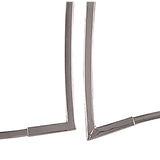 Pietra Linear 2 Arm 4 Light Chandelier - Polished Chrome