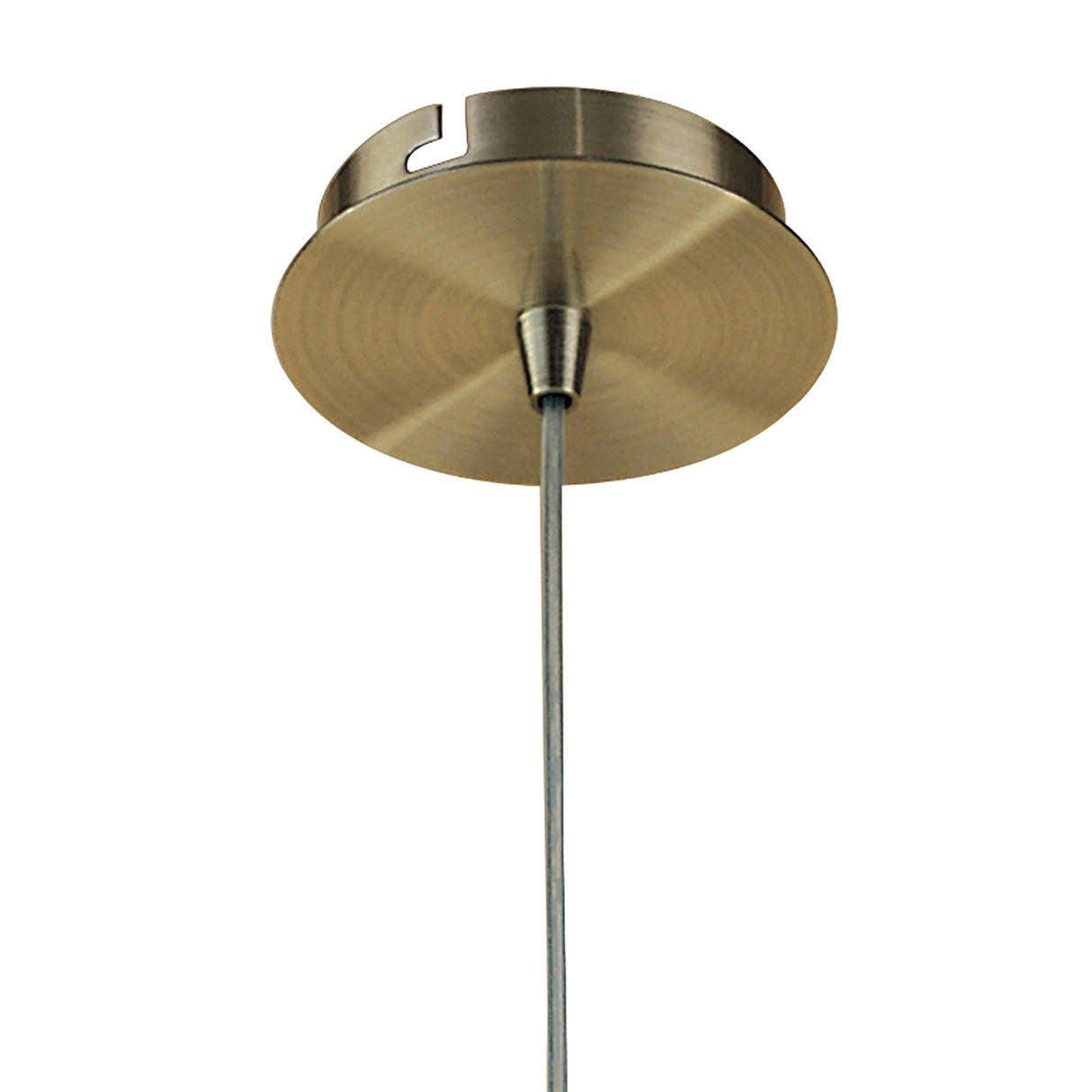 Pietra 10cm 1 Light Pendant Light - Antique Brass