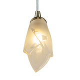 Pietra 10cm 1 Light Pendant Light - Antique Brass