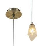 Pietra 10cm 1 Light Pendant Light - Antique Brass