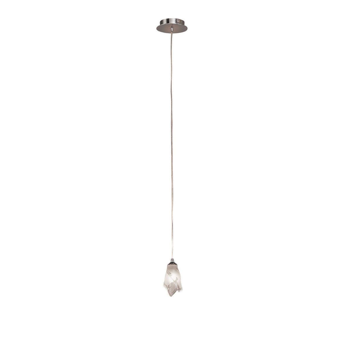 Pietra 10cm 1 Light Pendant Light - Polished Chrome