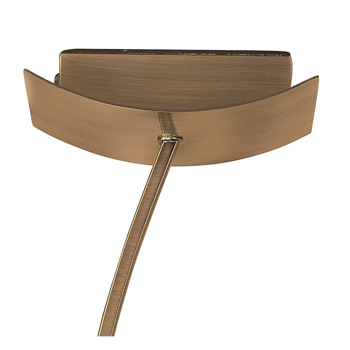 Pietra 2 Light Semi-Flush Ceiling Light – Antique Brass