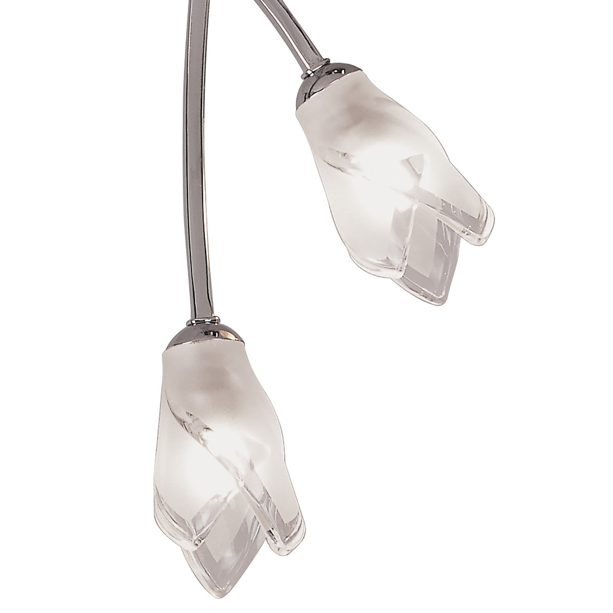 Pietra 2 Light Semi-Flush Ceiling Light – Polished Chrome