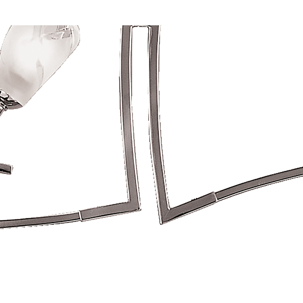 Pietra Linear 2 Arm 6 Light Chandelier - Polished Chrome