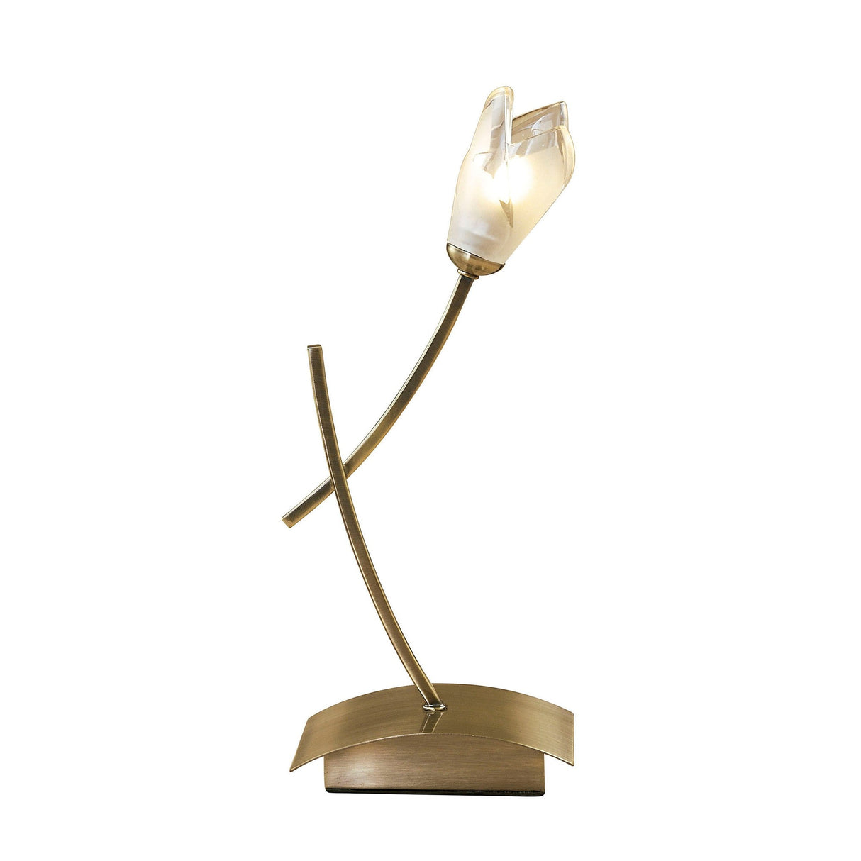 Pietra 1 Light Table Lamp - Antique Brass