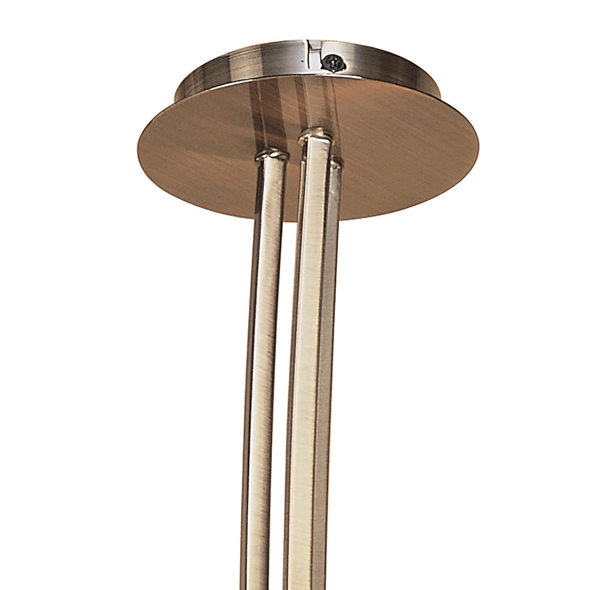 Pietra 70cm 3 Arm 6 Light Chandelier - Antique Brass