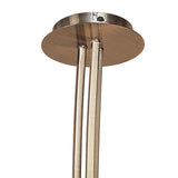 Pietra 70cm 3 Arm 6 Light Chandelier - Antique Brass