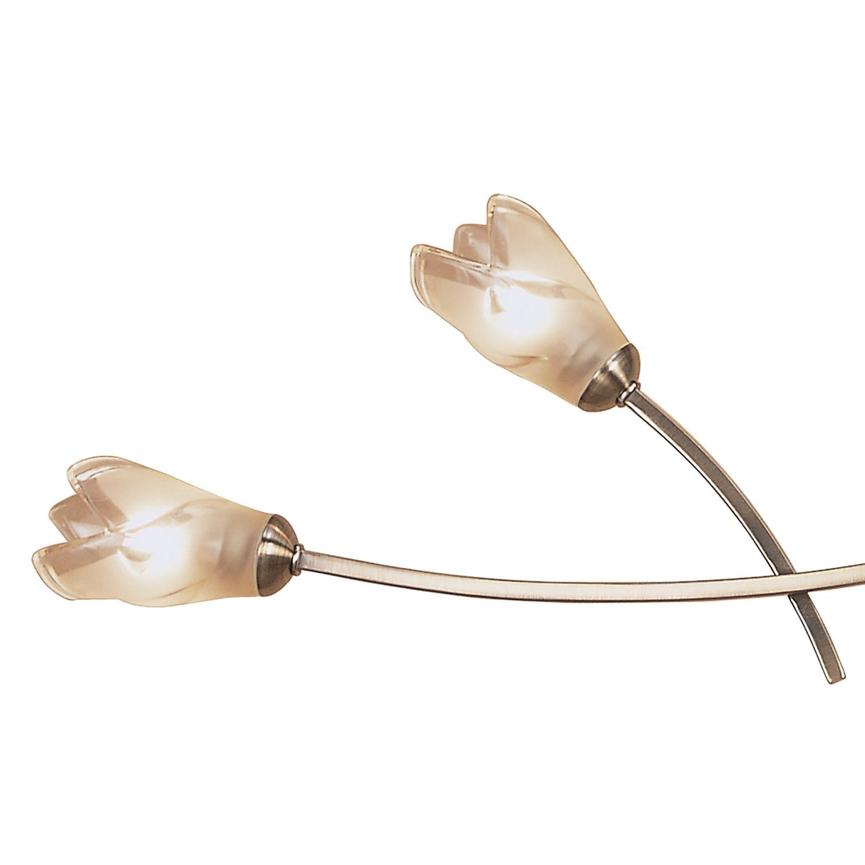 Pietra Linear 2 Arm 4 Light Chandelier - Antique Brass