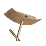 Pietra 3 Light Semi-Flush Ceiling Light – Antique Brass