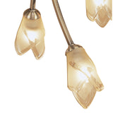 Pietra 3 Light Semi-Flush Ceiling Light – Antique Brass