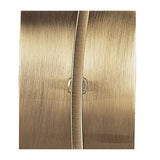 Pietra 1 Light Wall Light With Switch - Antique Brass