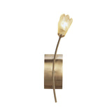Pietra 1 Light Wall Light With Switch - Antique Brass