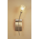 Pietra 1 Light Wall Light With Switch - Antique Brass