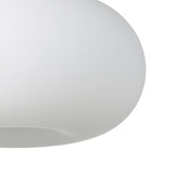 Pismarne Glass 2 Light Pendant 44.5cm - Satin Nickel