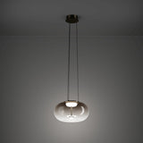 Pismarne Glass Pendant Light - Bronze